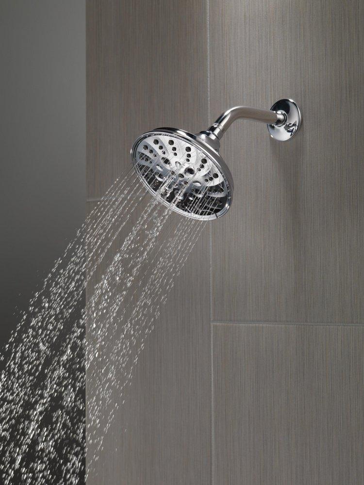 Delta Faucet Lumicoat Chrome Multi Function Showerhead 