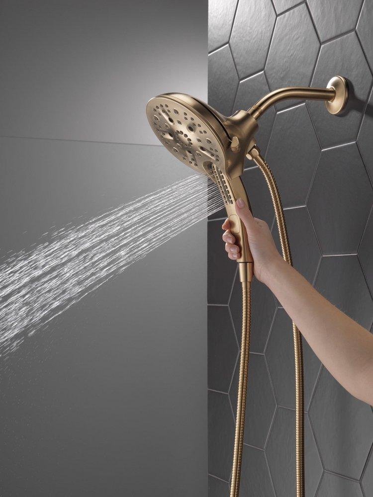 Delta Faucet Lumicoat Champagne Bronze Multi Function Hand Shower 