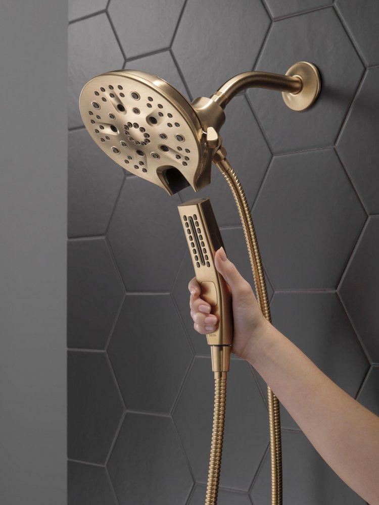 Delta Faucet Lumicoat Champagne Bronze Multi Function Hand Shower 