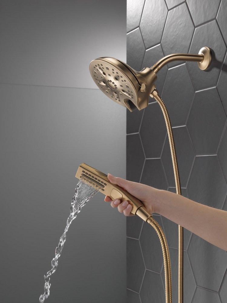 Delta Faucet Lumicoat Champagne Bronze Multi Function Hand Shower 