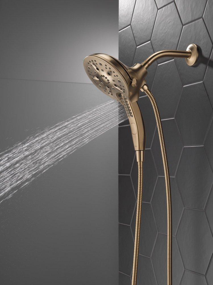 Delta Faucet Lumicoat Champagne Bronze Multi Function Hand Shower 