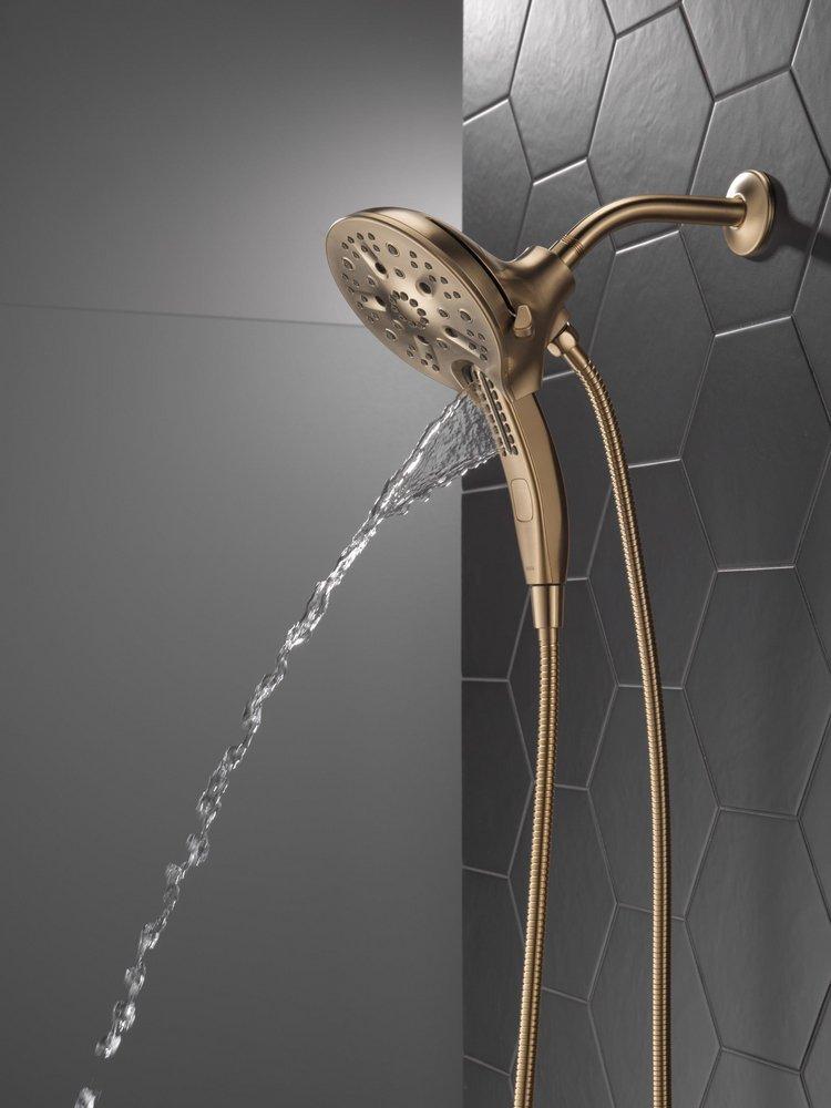 Delta Faucet Lumicoat Champagne Bronze Multi Function Hand Shower 