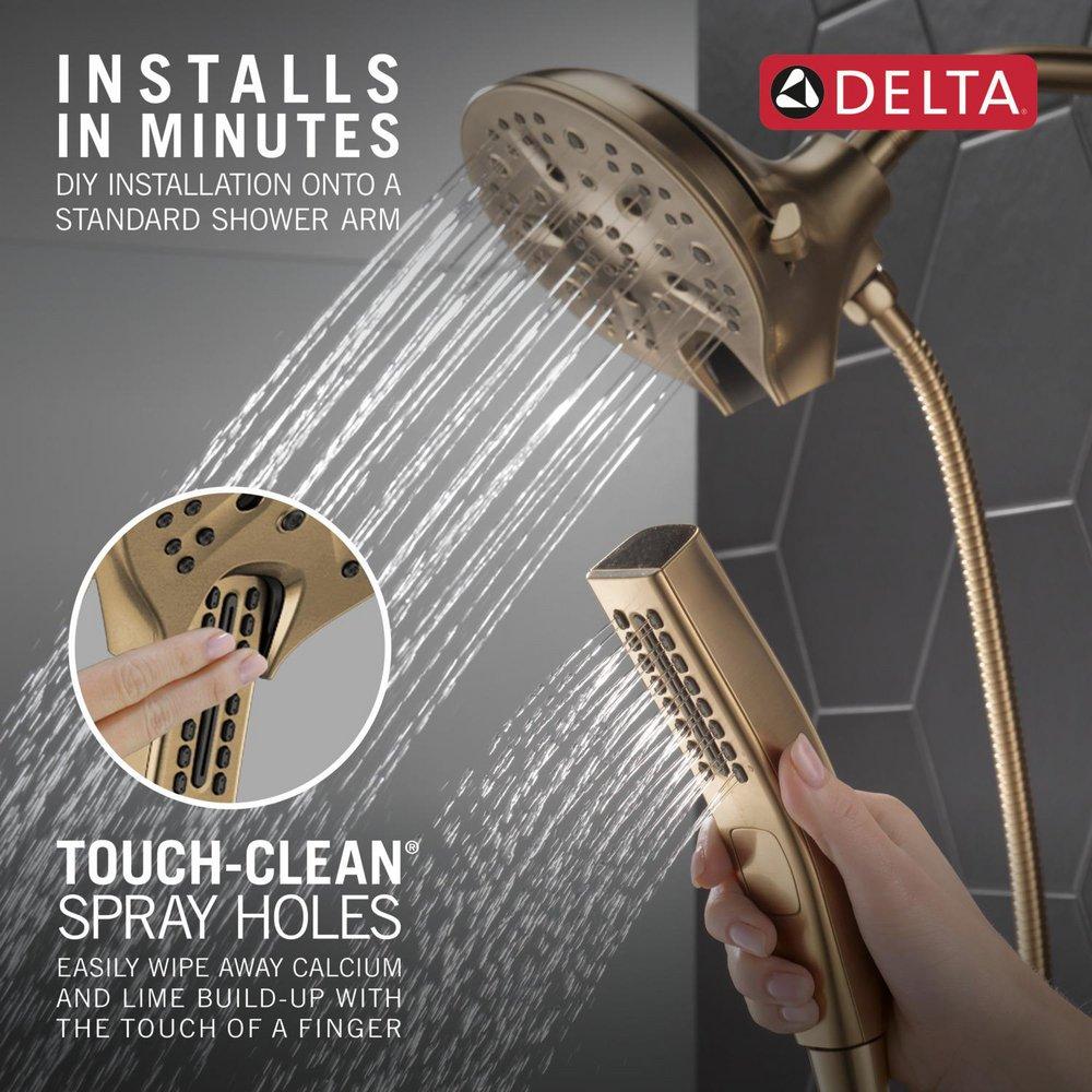 Delta Faucet Lumicoat Champagne Bronze Multi Function Hand Shower 