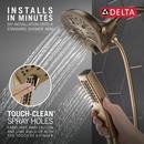 Delta Faucet Lumicoat Champagne Bronze Multi Function Hand Shower 