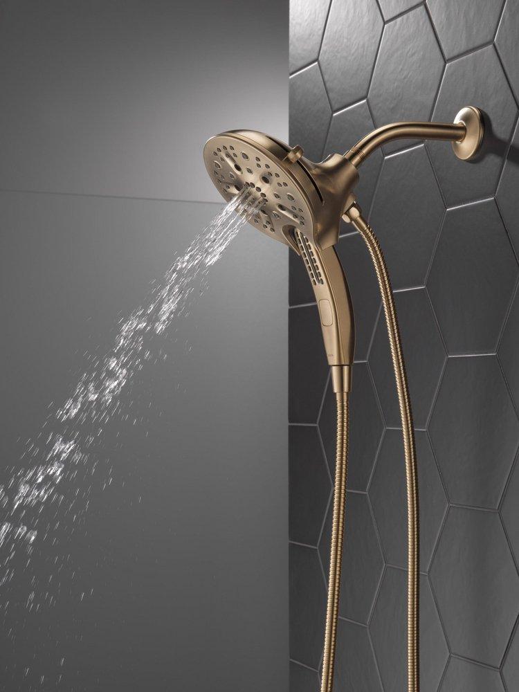 Delta Faucet Lumicoat Champagne Bronze Multi Function Hand Shower 