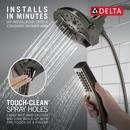 DELTA UNIVERSAL SHOWERING COMPONENTS H2OKINETIC IN2ITION 5-SETTING TWO-IN-ONE SHOWER 