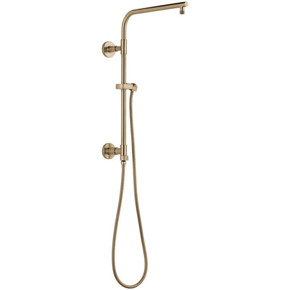 Delta Faucet Lumicoat Champagne Bronze 26-1/16 in. Shower Rail 