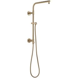 18 in. Shower Rail in Lumicoat Champagne Bronze