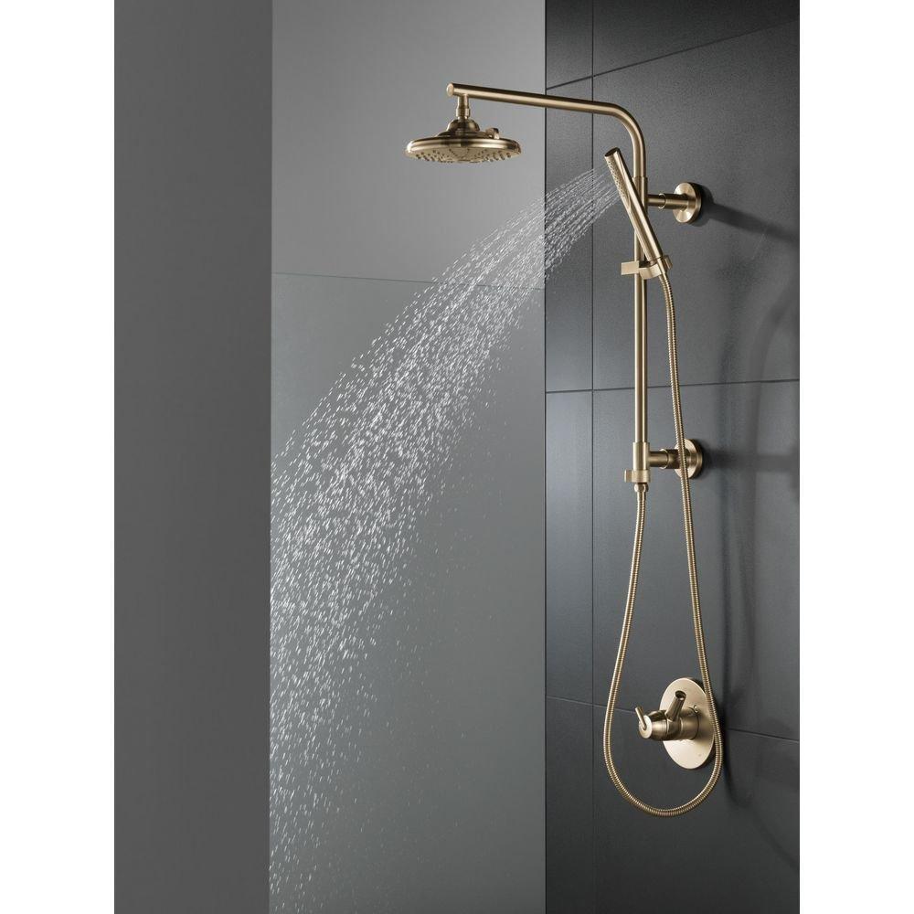 Delta Faucet Lumicoat Champagne Bronze 26-1/16 in. Shower Rail 