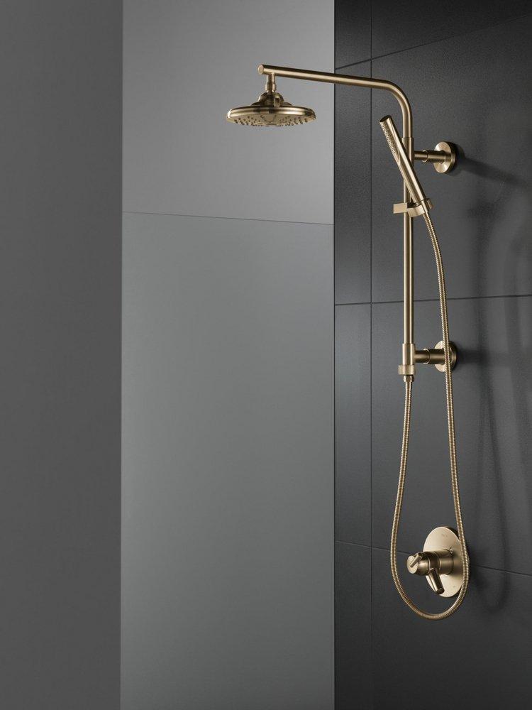 Delta Faucet Lumicoat Champagne Bronze 26-1/16 in. Shower Rail 