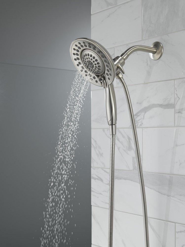 Delta Faucet Lumicoat Stainless Multi Function Hand Shower 