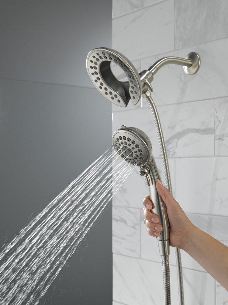 Delta Faucet Lumicoat Stainless Multi Function Hand Shower 