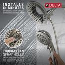 Delta Faucet Lumicoat Stainless Multi Function Hand Shower 
