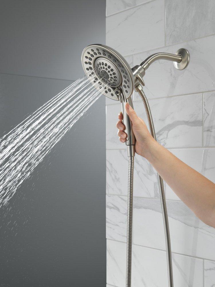 Delta Faucet Lumicoat Stainless Multi Function Hand Shower 