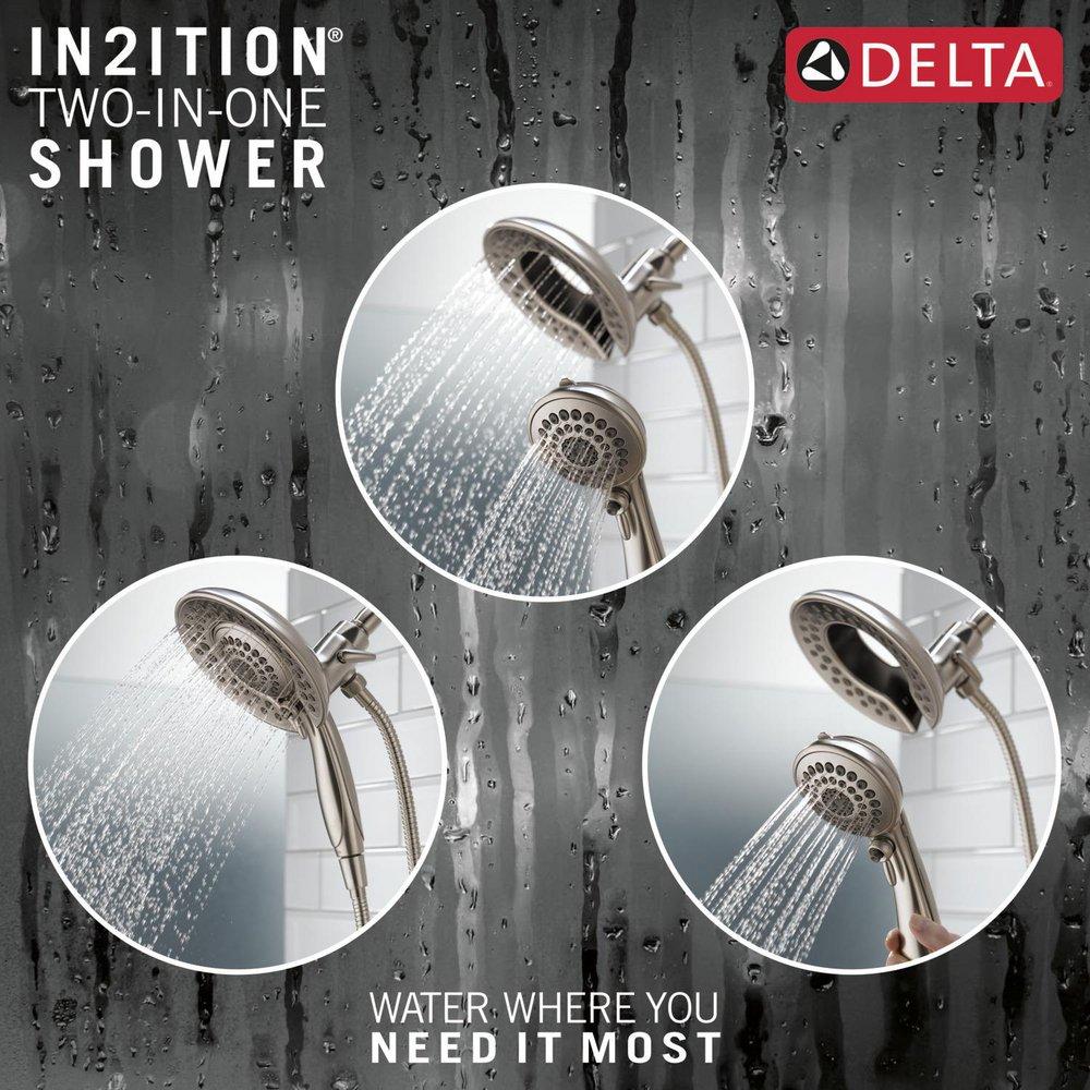 Delta Faucet Lumicoat™ Stainless Multi Function Hand Shower 