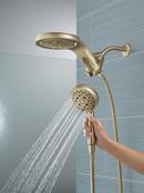Delta Faucet Lumicoat Champagne Bronze Multi Function Showerhead 
