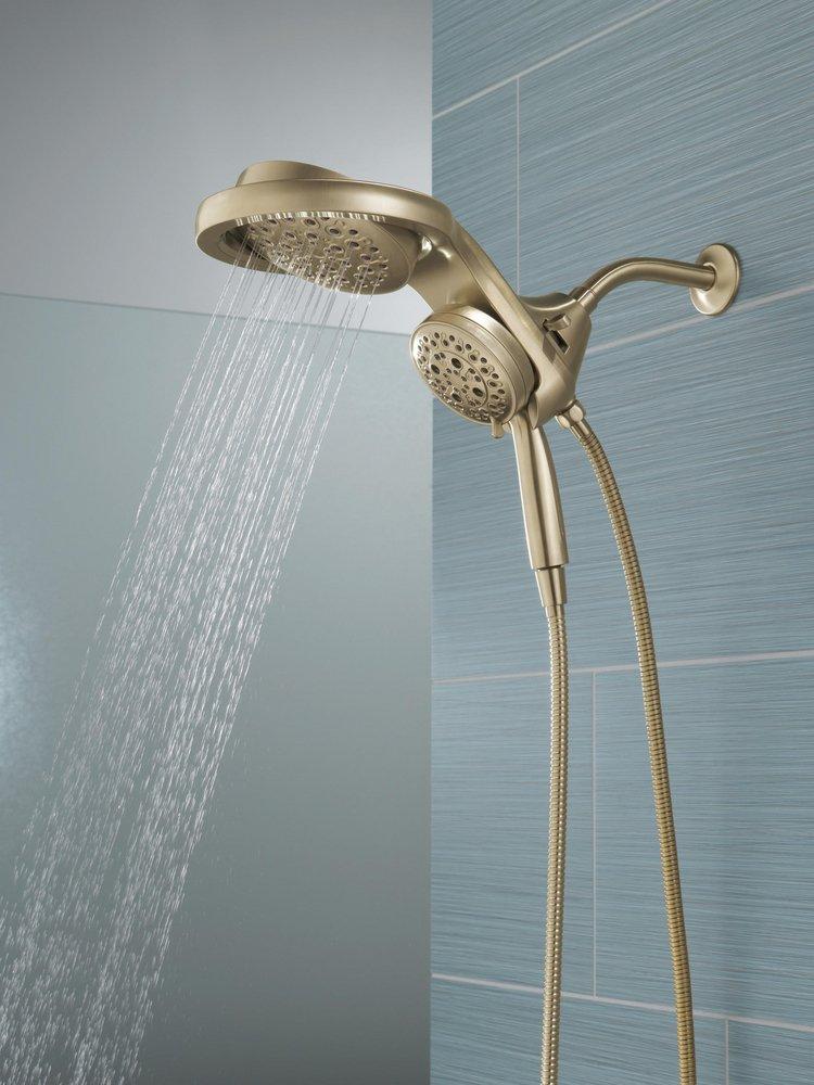 Delta Faucet Lumicoat Champagne Bronze Multi Function Showerhead 
