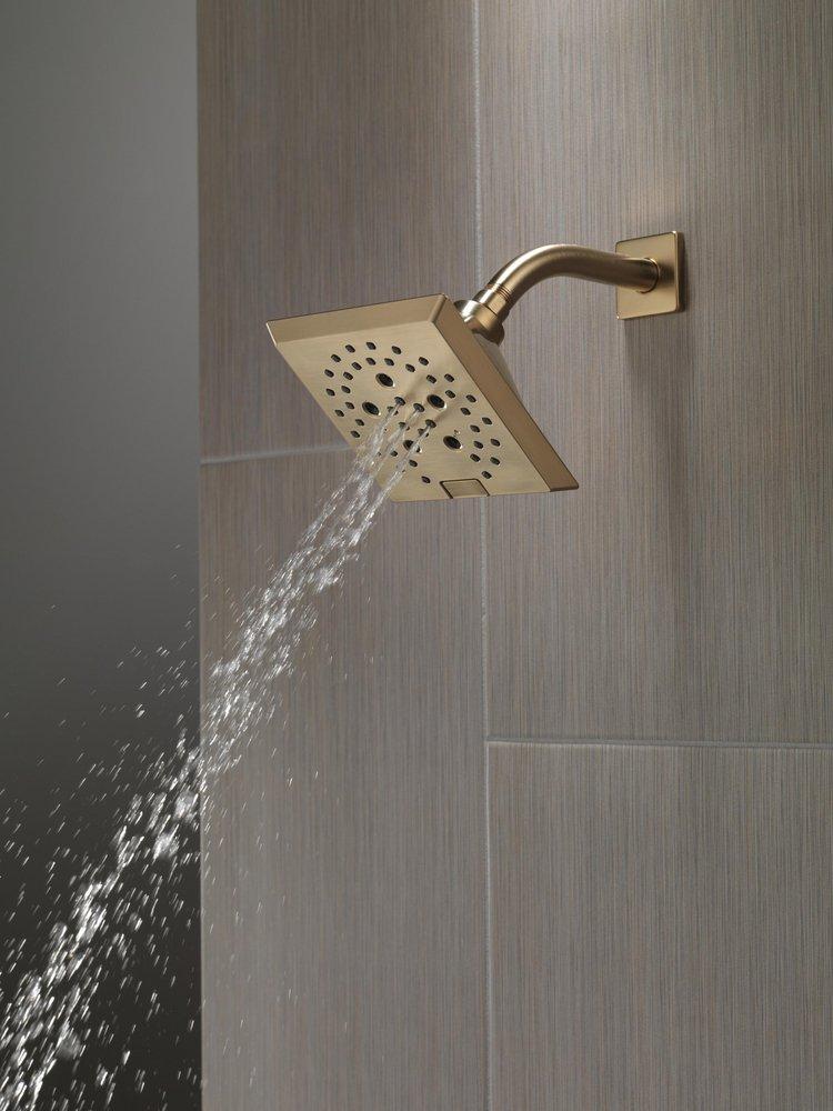 Delta Faucet Lumicoat Champagne Bronze Multi Function Showerhead 