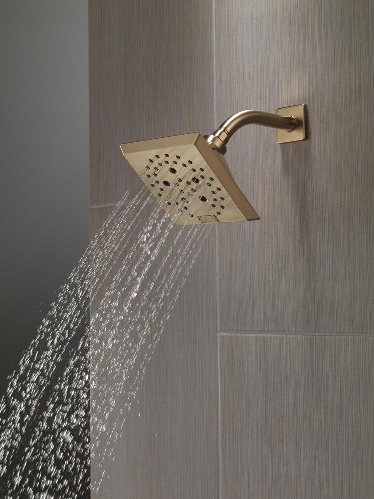 Delta Faucet Lumicoat Champagne Bronze Multi Function Showerhead 