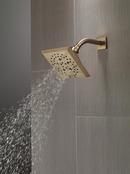 DELTA UNIVERSAL SHOWERING COMPONENTS H2OKINETIC 5-SETTING ANGULAR MODERN RAINCAN SHOWER HEAD 