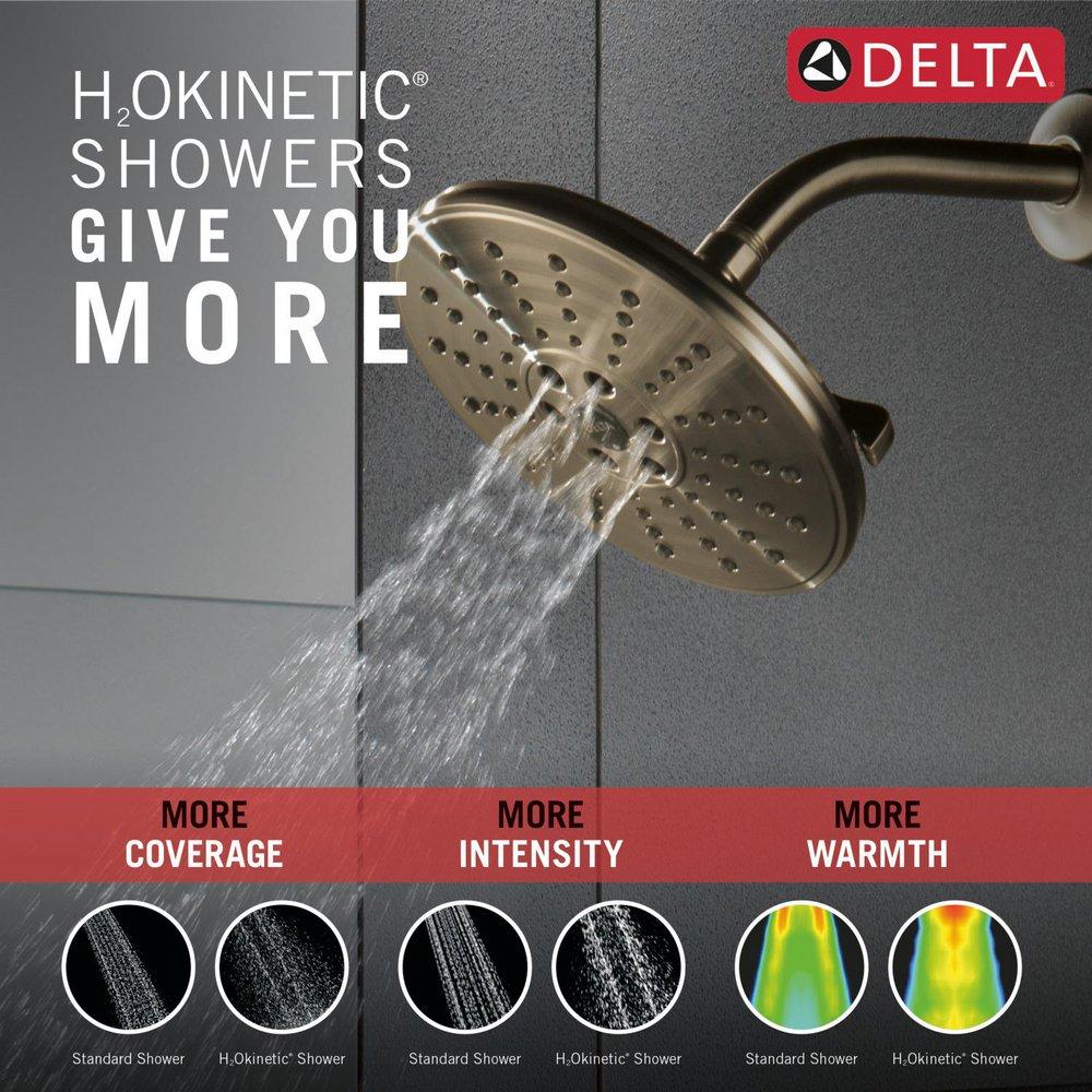 Delta Faucet Lumicoat Champagne Bronze Multi Function Showerhead 