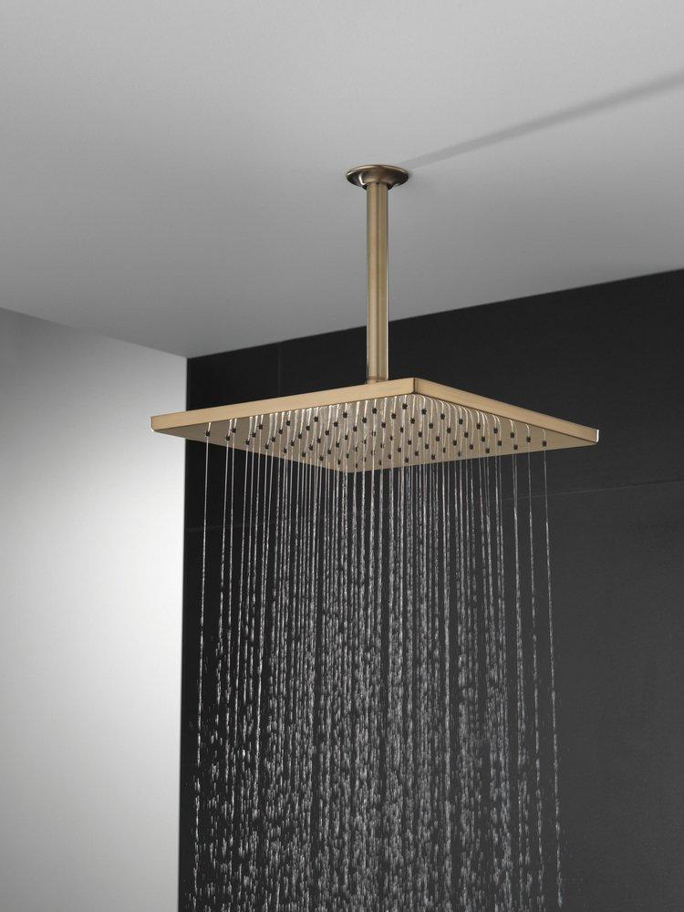 Delta Faucet Lumicoat Champagne Bronze Single Function Showerhead 