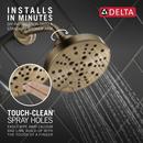 Delta Faucet Lumicoat® Champagne Bronze Multi Function Showerhead 