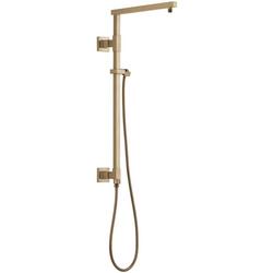 26 in. Shower Rail in Lumicoat Champagne Bronze