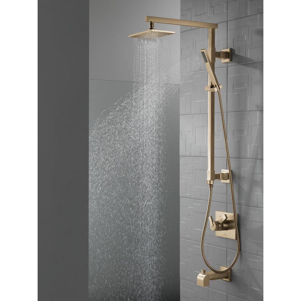 Delta Faucet Lumicoat Champagne Bronze 34-1/8 in. Shower Rail 