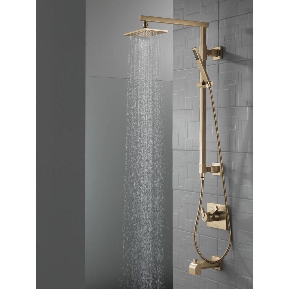 Delta Faucet Lumicoat Champagne Bronze 34-1/8 in. Shower Rail 