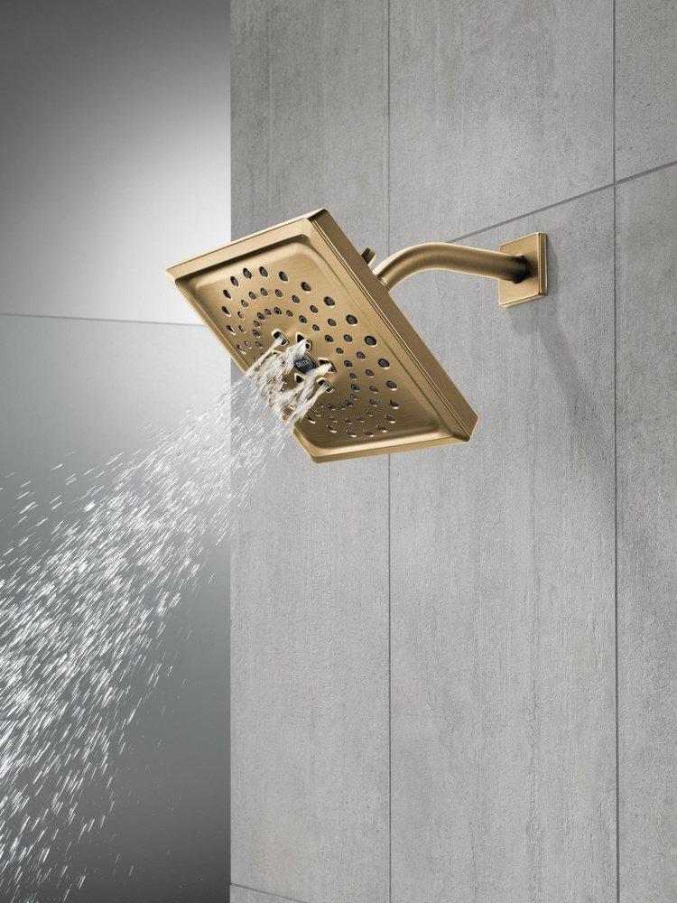 Delta Faucet Lumicoat Champagne Bronze Multi Function Showerhead 