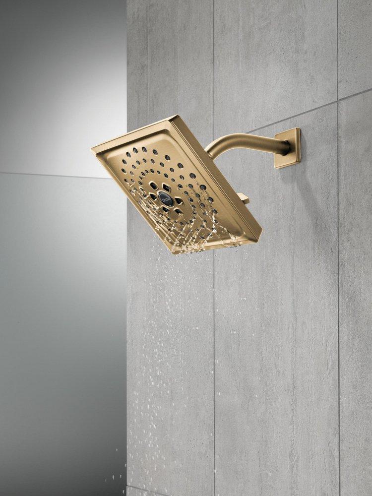 Delta Faucet Lumicoat Champagne Bronze Multi Function Showerhead 