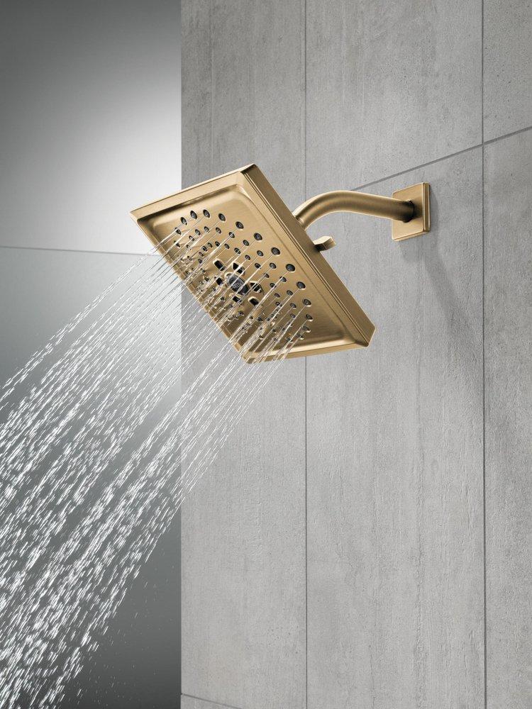 Delta Faucet Lumicoat Champagne Bronze Multi Function Showerhead 