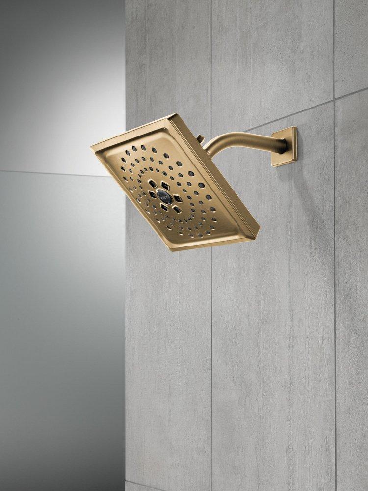 Delta Faucet Lumicoat Champagne Bronze Multi Function Showerhead 