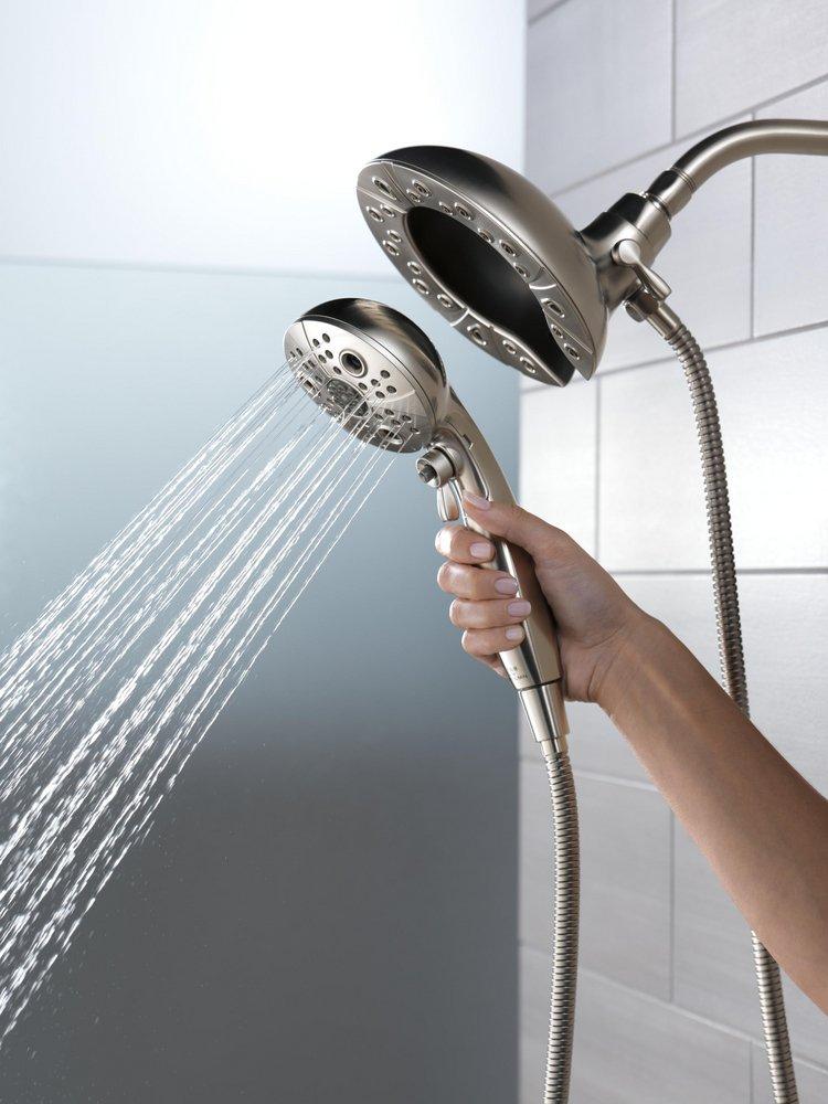 Delta Faucet Lumicoat Stainless Multi Function Hand Shower 
