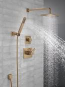 Square Wall Elbow for Hand Shower in Lumicoat&reg; Champagne Bronze 