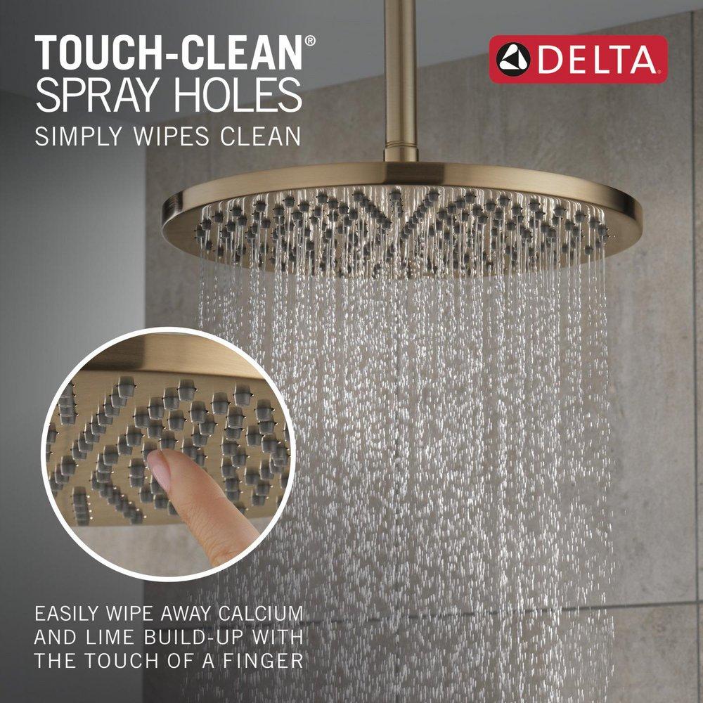 Delta Faucet Brilliance Champagne Bronze Single Function Rain Showerhead 
