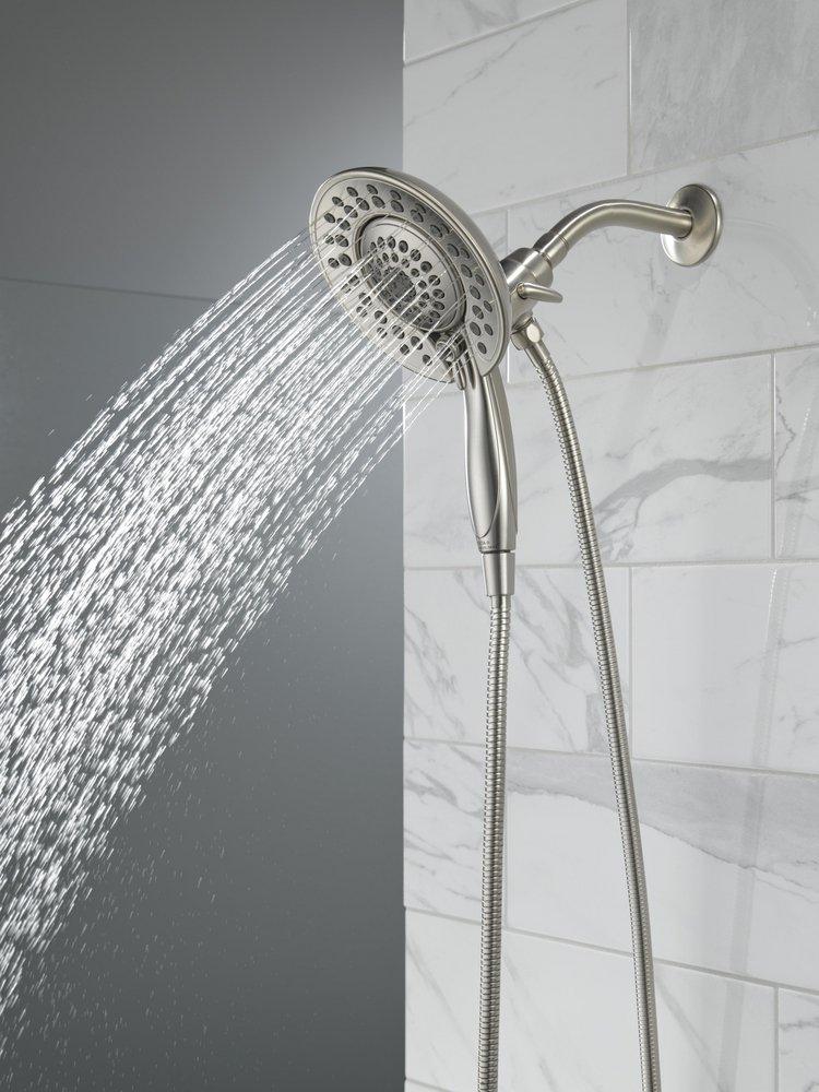 Delta Faucet Lumicoat Stainless Multi Function Showerhead 
