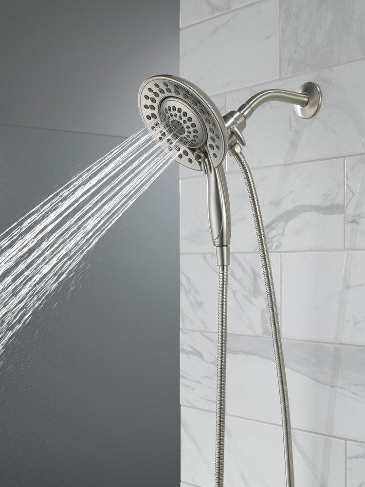 Delta Faucet Lumicoat Stainless Multi Function Showerhead 