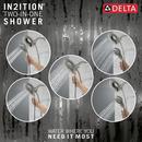 Delta Faucet Lumicoat Stainless Multi Function Showerhead 