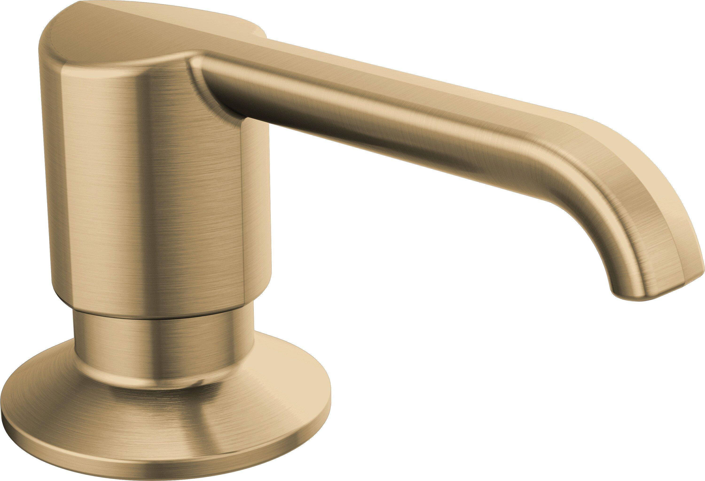 Delta Faucet Lumicoat Champagne Bronze 2-5/8 in. 13 oz. Kitchen Soap Dispenser 