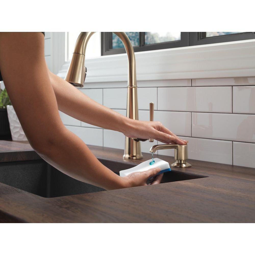 Delta Faucet Lumicoat Champagne Bronze 2-5/8 in. 13 oz. Kitchen Soap Dispenser 