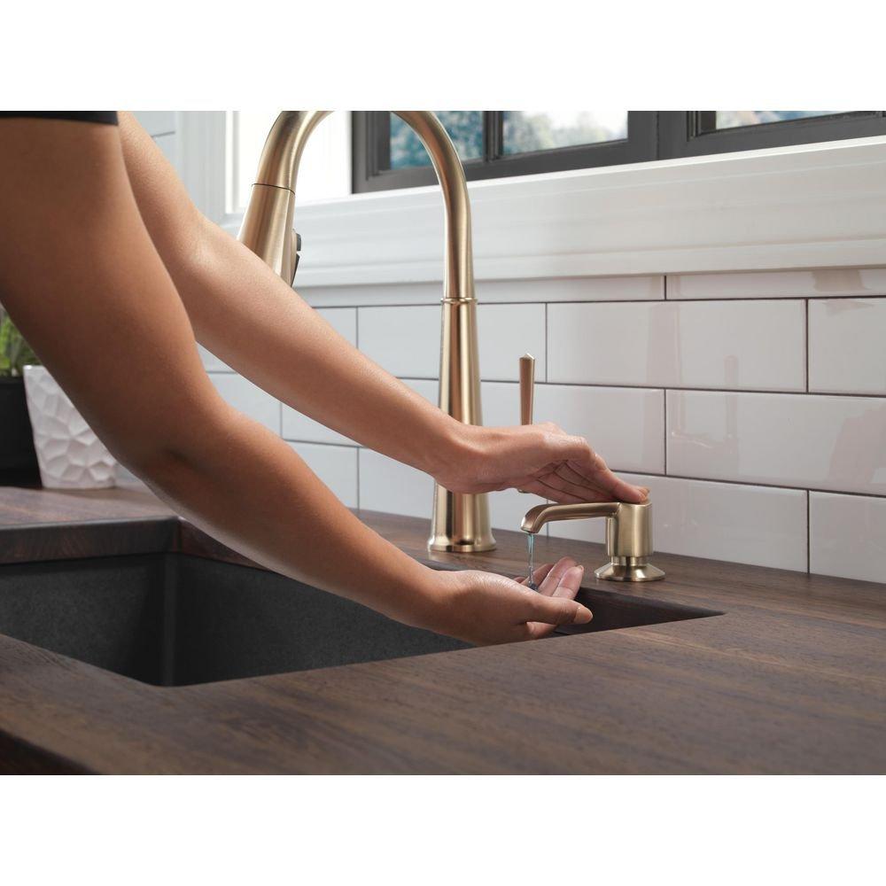 Delta Faucet Lumicoat Champagne Bronze 2-5/8 in. 13 oz. Kitchen Soap Dispenser 