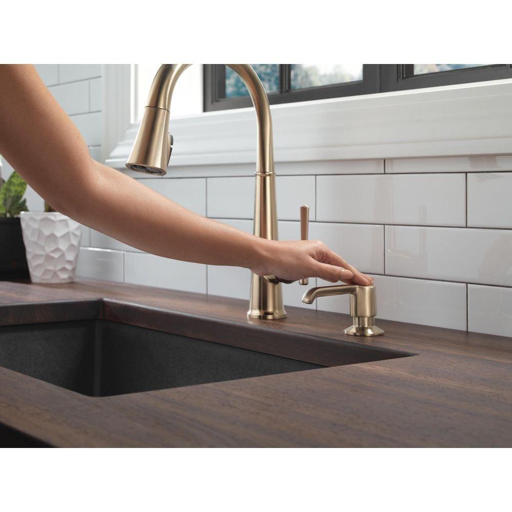 Delta Faucet Lumicoat Champagne Bronze 2-5/8 in. 13 oz. Kitchen Soap Dispenser 