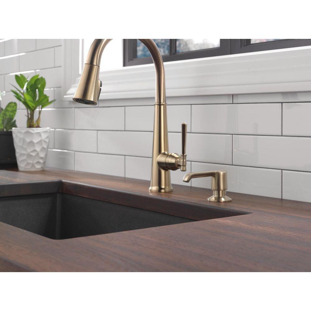 Delta Faucet Lumicoat Champagne Bronze 2-5/8 in. 13 oz. Kitchen Soap Dispenser 