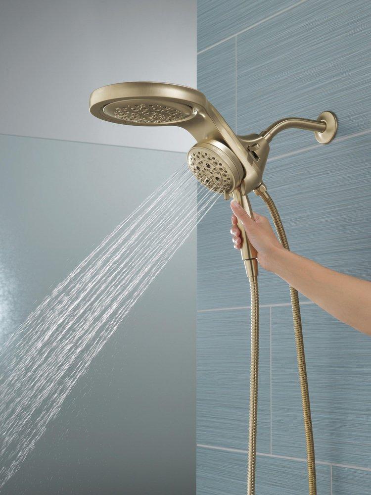 Delta Faucet Lumicoat Champagne Bronze Multi Function Hand Shower 