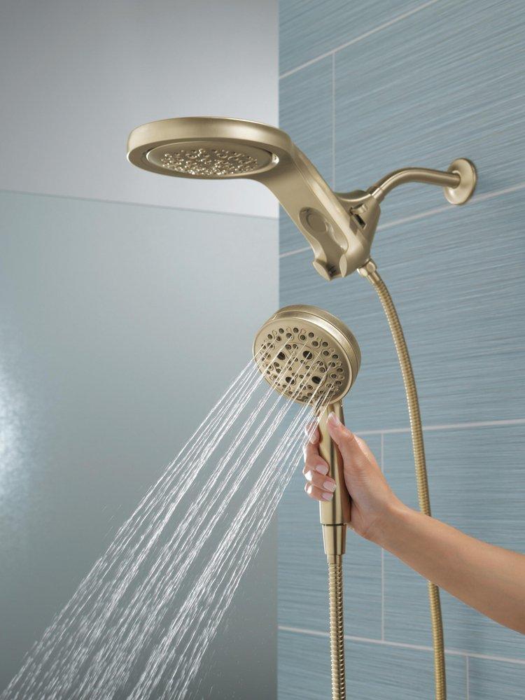 Delta Faucet Lumicoat Champagne Bronze Multi Function Hand Shower 
