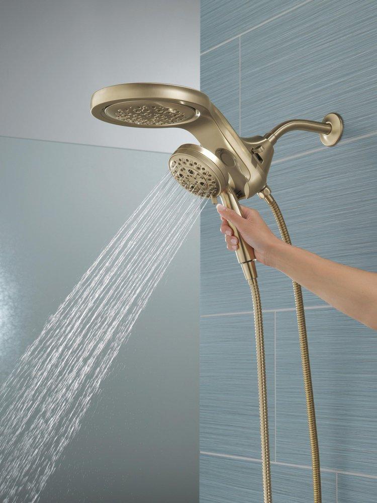 Delta Faucet Lumicoat Champagne Bronze Multi Function Hand Shower 