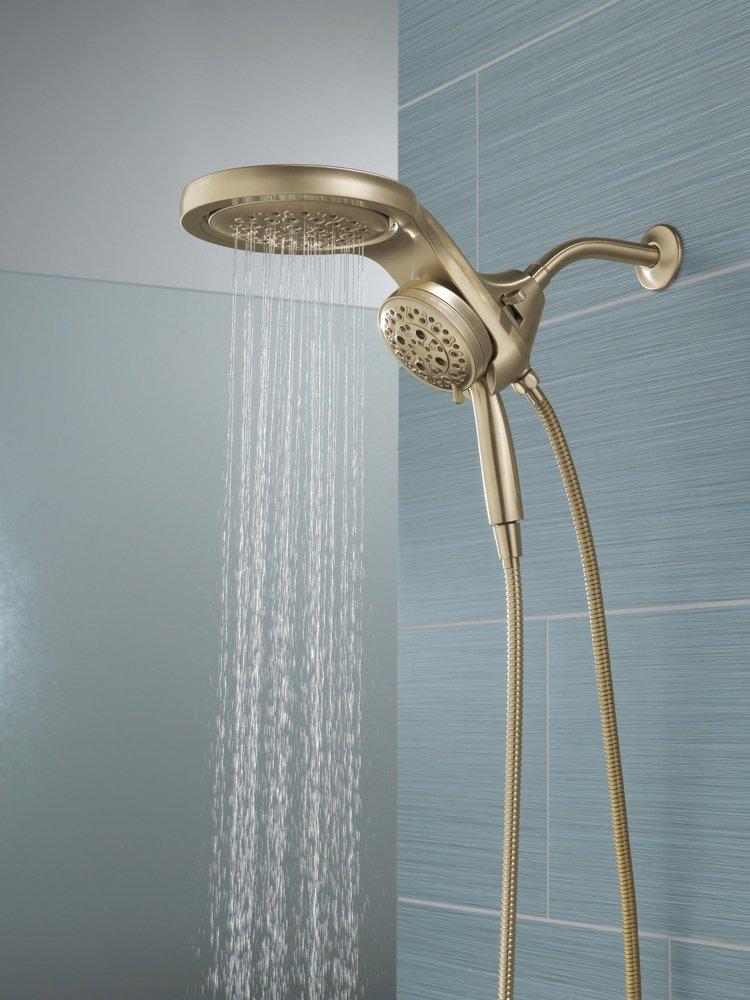 Delta Faucet Lumicoat Champagne Bronze Multi Function Hand Shower 