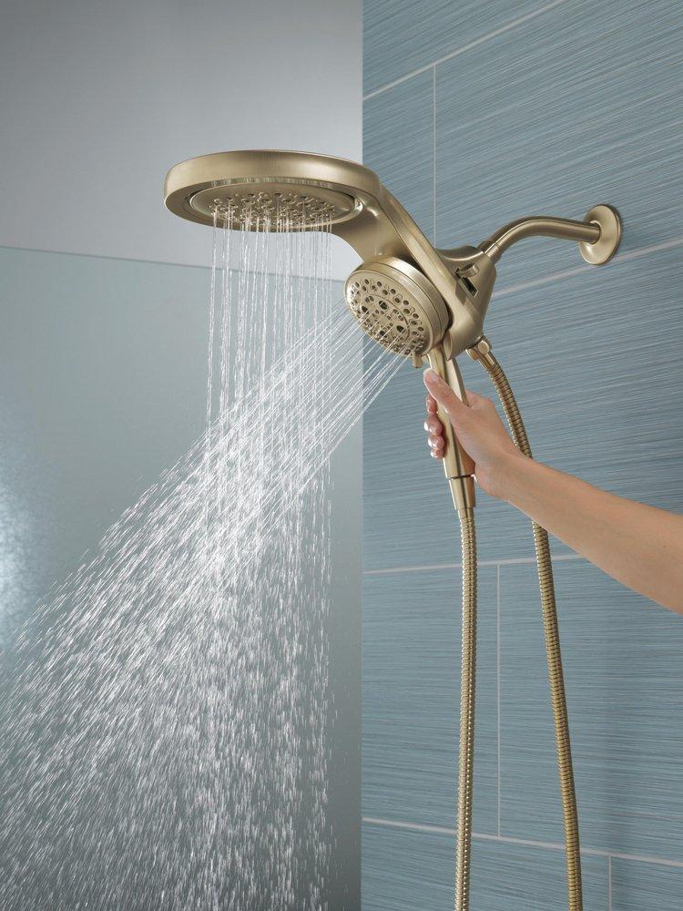 Delta Faucet Lumicoat Champagne Bronze Multi Function Hand Shower 